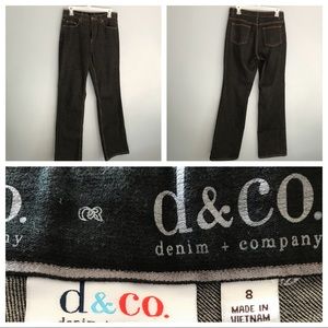 3/$25 Denim and company straight leg high waisted